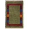 Persian Gabbeh Rug with Wool Handwoven in Fars Animal Motifs