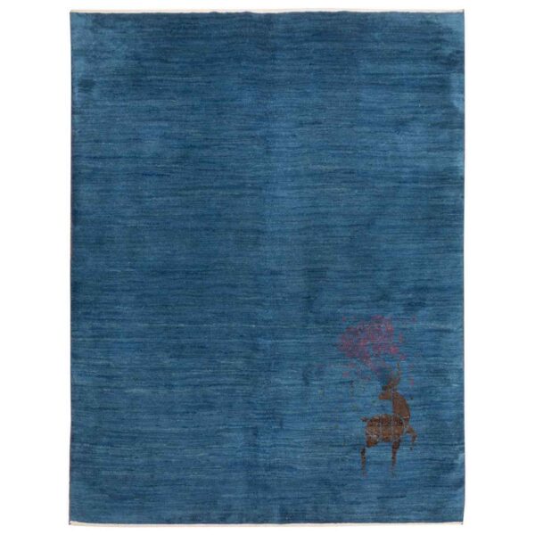 Persian Gabbeh Wool Rug Authentic Handwoven in Chaharmahal & Bakhtiari