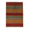 Persian Gabbeh Wool Rug Authentic Handwoven in Fars Striped Red