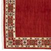 Persian Gabbeh Wool Rug Handwoven in Fars Floral Bordered