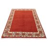Persian Gabbeh Wool Rug Handwoven in Fars Floral Bordered