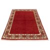 Persian Gabbeh Wool Rug Handwoven in Fars Floral Bordered
