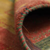 Persian Gabbeh Wool Rug Handwoven in Fars Striped