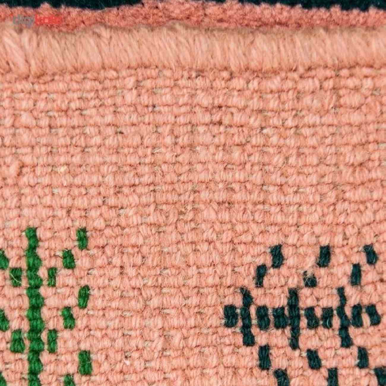 Persian Kashkuli Gabbeh Rug with Wool Handwoven in Golestan Pink