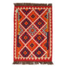 Persian Kilim Rug with Wool Handwoven in Isfahan Qashqai Red