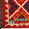 Persian Kilim Rug with Wool Handwoven in Isfahan Qashqai Red