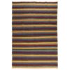 Persian Kilim Rug with Wool Original Handwoven in Fars Striped