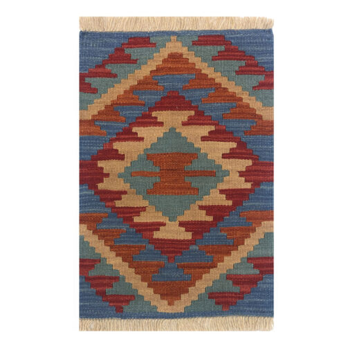 Persian Kilim Rug with Wool Original Handwoven in Firuzabad Qashqai