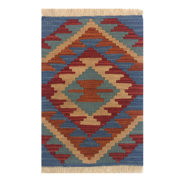Persian Kilim Rug with Wool Original Handwoven in Firuzabad Qashqai