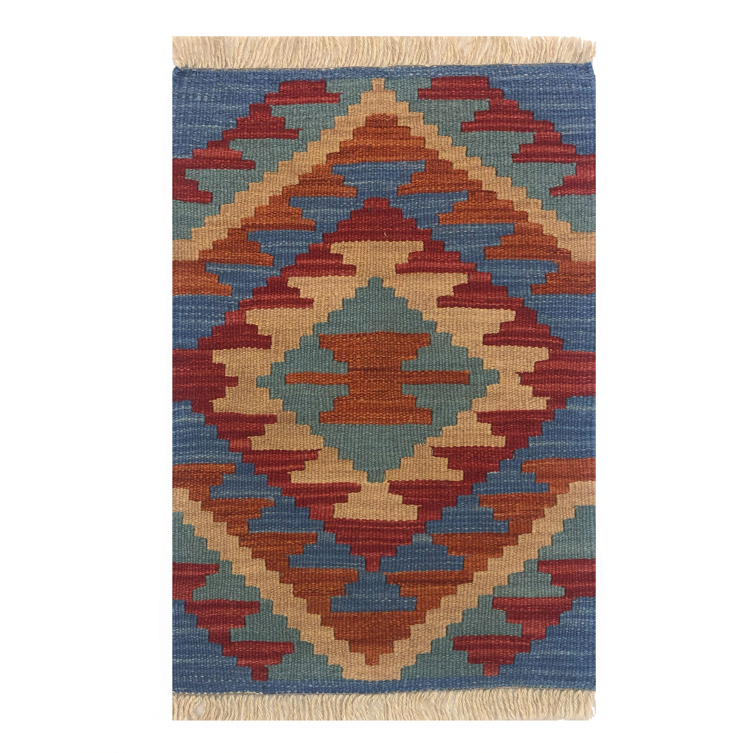Persian Kilim Rug with Wool Original Handwoven in Firuzabad Qashqai