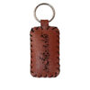 Leather Persian Keychain - Maulana Poem Design
