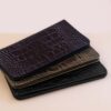 Persian Leather Long Wallet with Embossed Design