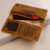 Persian Leather Long Wallet with Embossed Design