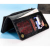 Persian Leather Long Wallet with Embossed Design