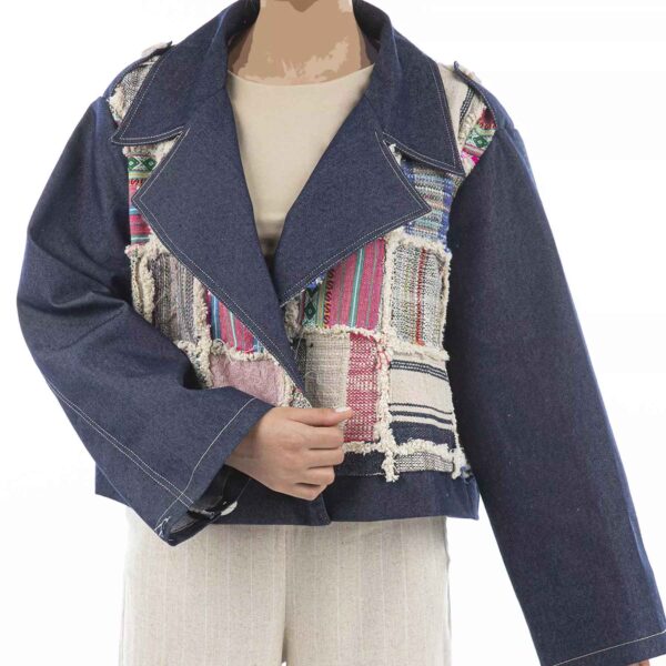 Persian Loose Fit Manto for Women with Patchwork Design