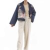 Persian Loose Fit Manto for Women with Patchwork Design