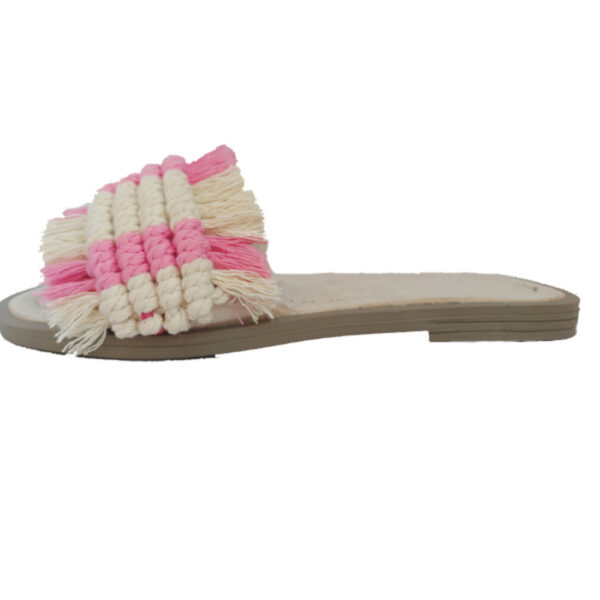 Macrame Boho Chic Slippers for Women Model Summer