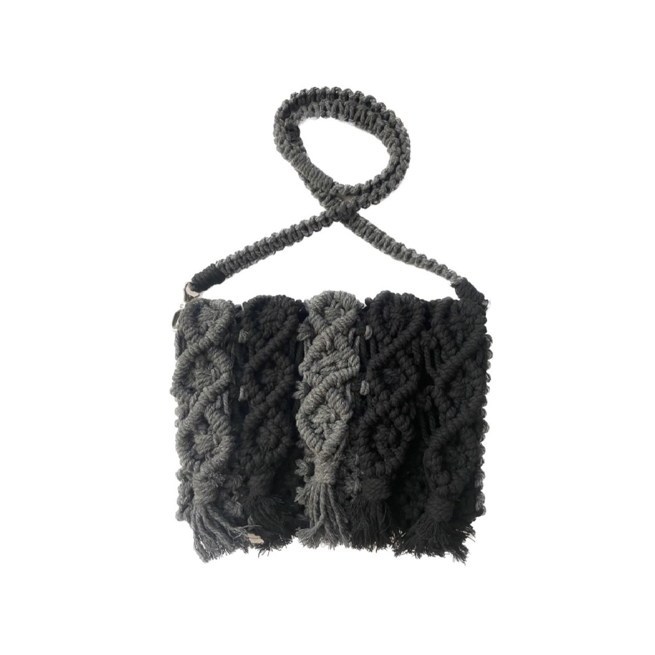 Persian Macrame Sling Bag for Women Handwoven Model Baft