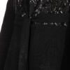Persian Manto for Women with Black Crepe Fabric Model Pargol