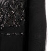 Persian Manto for Women with Black Crepe Fabric Model Pargol