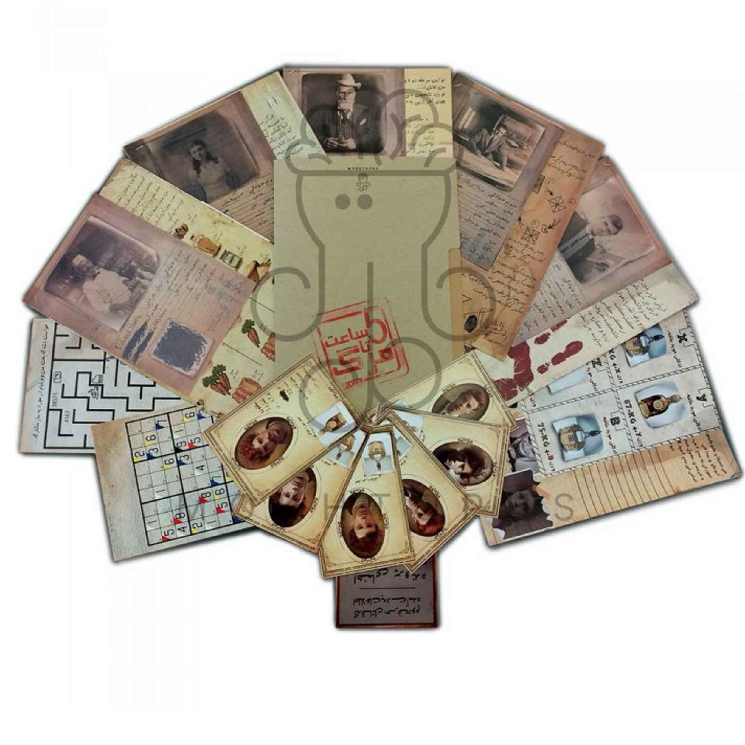 Persian Murder Mystery Board Game Five Hours to Death Case