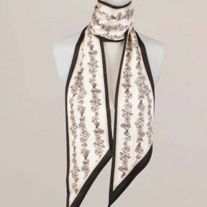 Persian Neck Scarf for Women with Floral Design