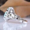 Persian Neyshabur Turquoise Silver Ring for Men