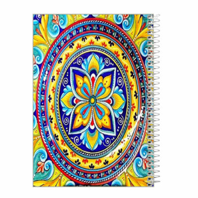 Persian Notepad with Eslimi Design, Multicolor Edition, Stylish Notepad