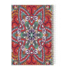 Persian Notepad with Eslimi Design, Orange Edition, Pocket-Sized Notebook