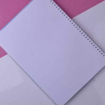 Persian Notepad with Eslimi Design, Blue Edition, Artistic Notepad