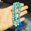 Persian Neyshabur Turquoise Rosary: 33 Prayer Beads Tasbih