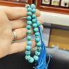 Persian Neyshabur Turquoise Rosary: 33 Prayer Beads Tasbih