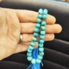 Persian Neyshabur Turquoise Rosary: 33 Prayer Beads Tasbih