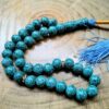 Persian Neyshabur Turquoise Rosary: 33 Beads Tasbih