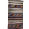 Persian Rug Table Runner with Traditional Striped Design