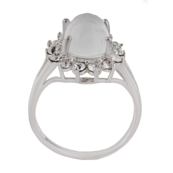 Dur-e Najaf Silver Ring For Women Engagement Bliss