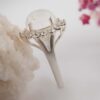 Dur-e Najaf Silver Ring For Women Engagement Bliss