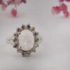 Dur-e Najaf Silver Ring For Women Engagement Bliss