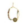 Persian Steel Beaded Bracelet for Women – Turquoise Evil Eye