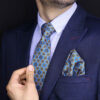 Men's Necktie - Persian Floral Design