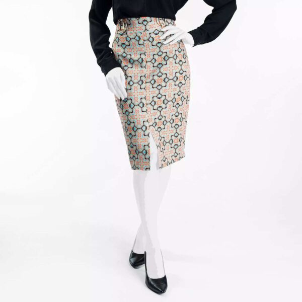 Persian Tight Fit Skirt with Seamless Design for Women