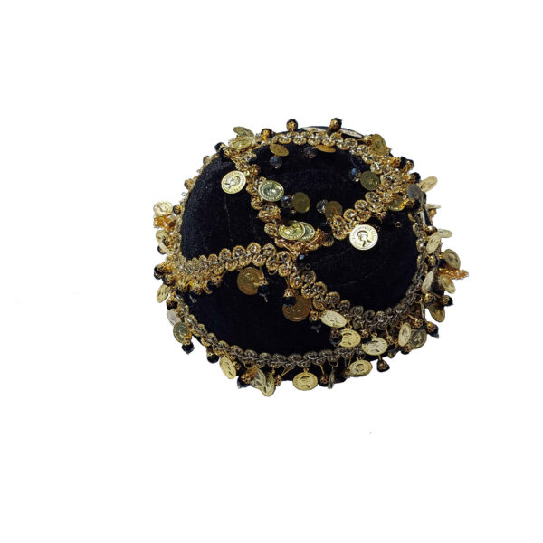 Persian Traditional Velvet Ethnic Hat - Handcrafted for Women