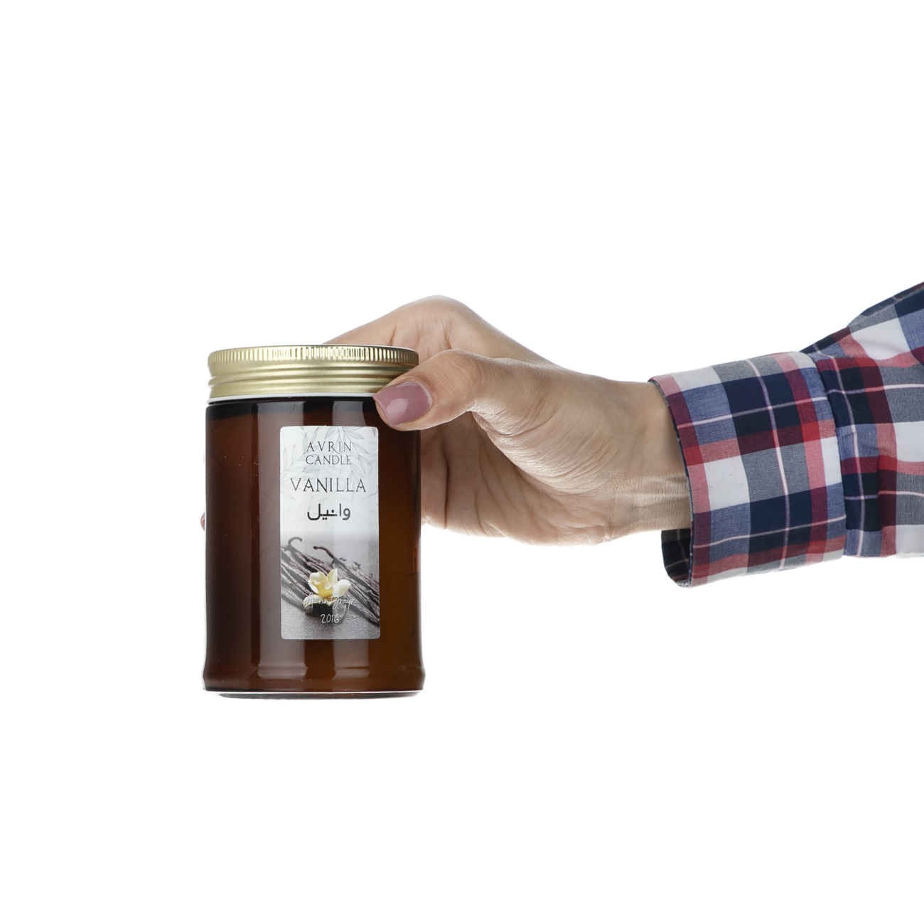 Scented Candle Jar for Gift and Decoration Vanilla Scent