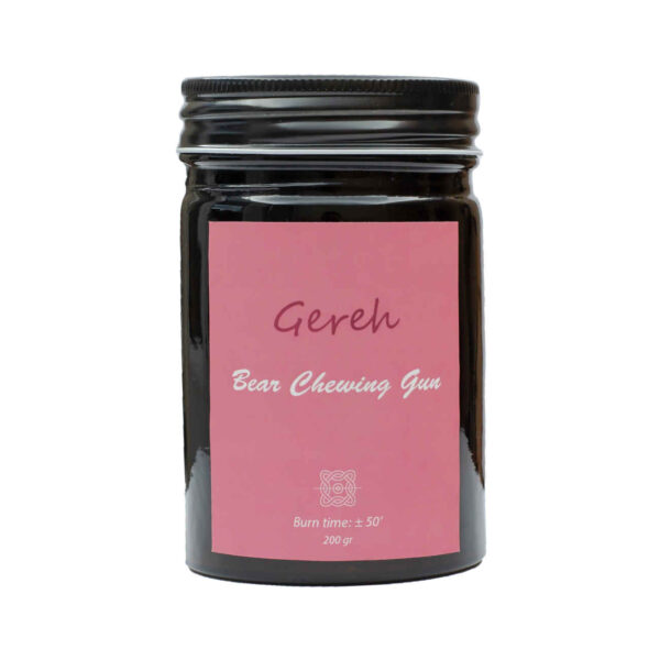 Scented Candle Glass Jar with Gummy Scent