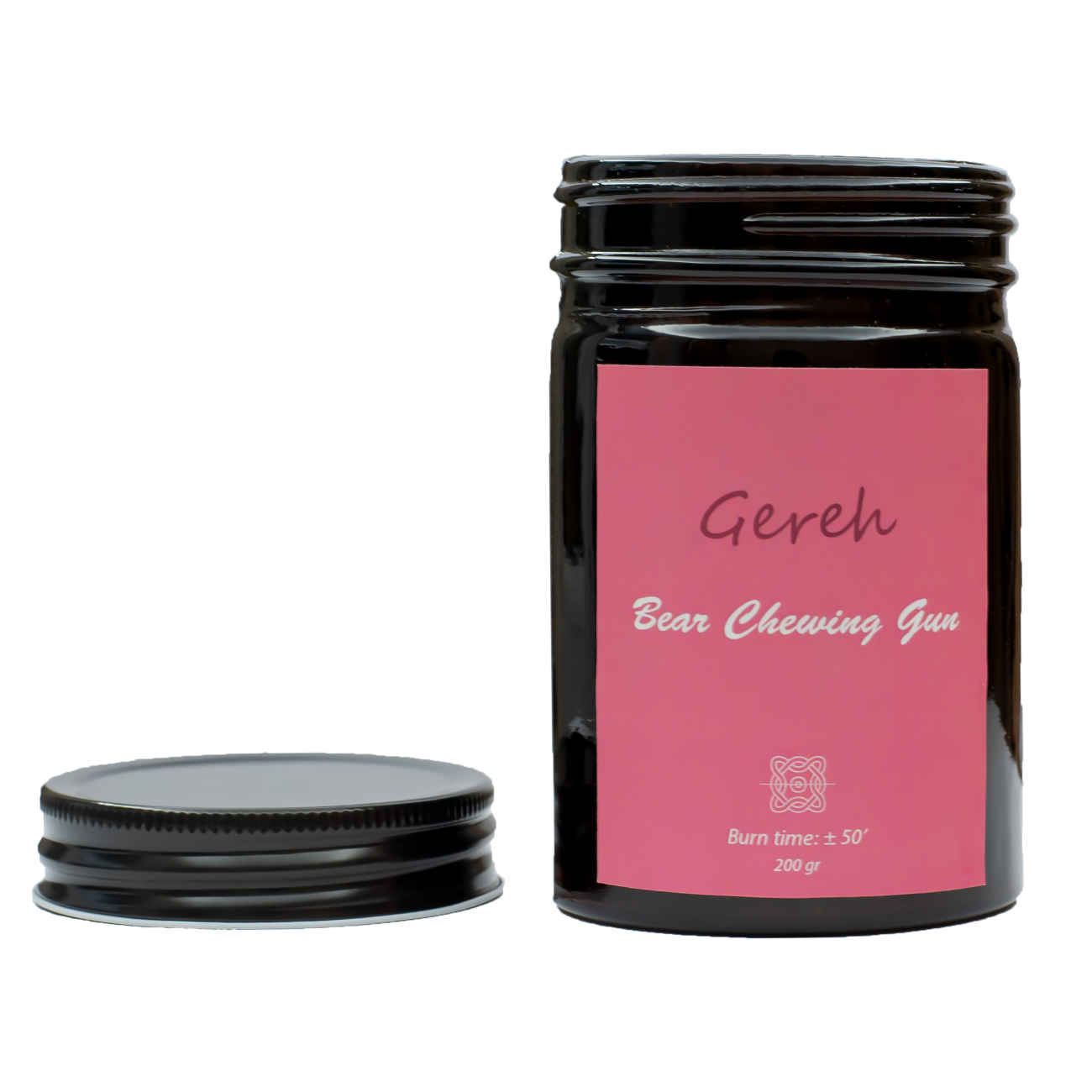 Scented Candle Glass Jar with Gummy Scent