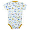 Short Sleeve Bodysuit for Babies with Rainbow Design