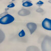Shower Curtain for Bathroom Decor in Rain Drops Design