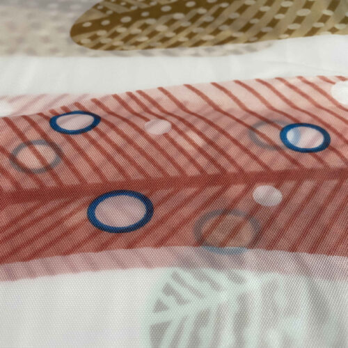 Shower Curtain in Polyester Developed with 12 Hooks Holes Bathroom Decor