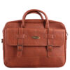 Spacious Leather Briefcase for 15-17 Inch Laptops - MJ-20