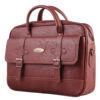 Spacious Leather Briefcase for 15-17 Inch Laptops - MJ-20